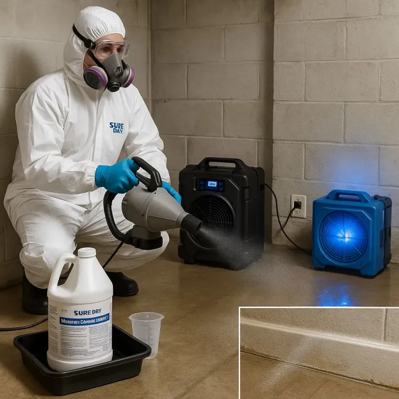 Sanitization and Odor Removal process in Peterborough, NH